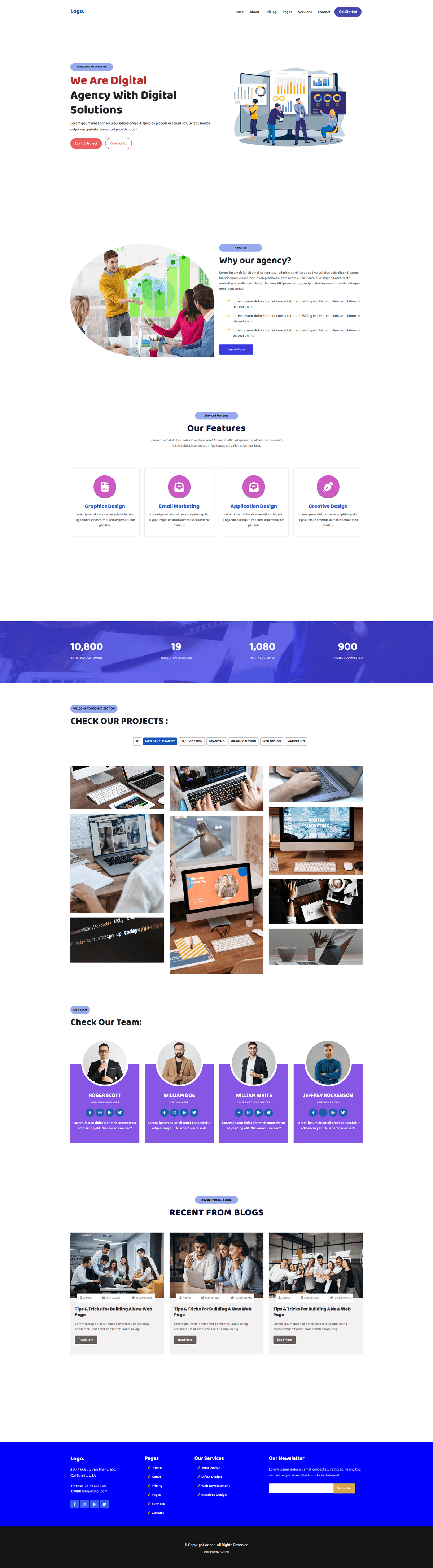 Digital Agency Website