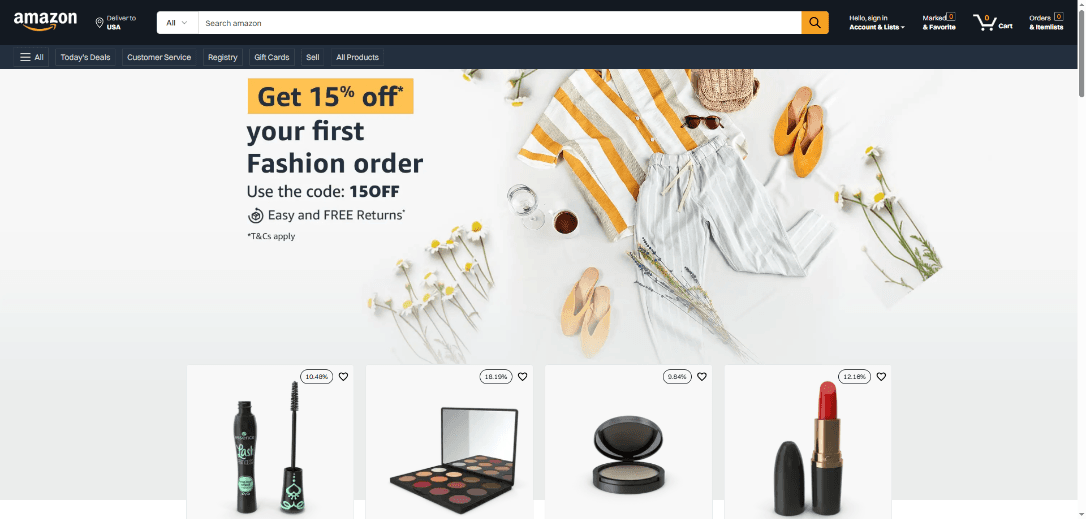 Amazon Clone Website