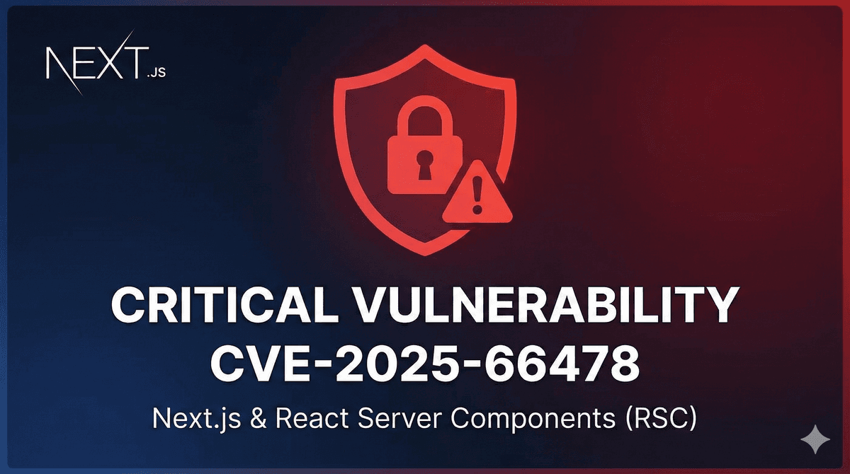 Next.js Security Advisory: CVE-2025-66478 in React Server Components